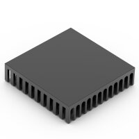 Aluminium Kühlkörper 40x40x11mm (10er Set) in Schwarz -Effiziente Wärmeableitung für Elektronik & Hardware
